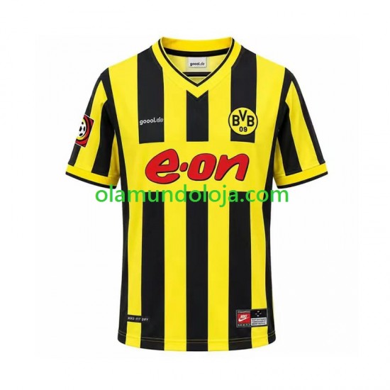 Camisola Borussia Dortmund 2000 Retro Homem Equipamento Primeiro Manga Curta